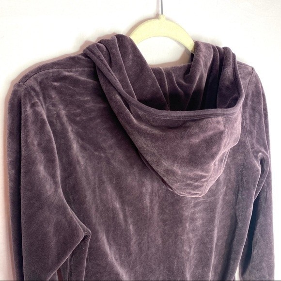 Vintage Nike Dark Purple Velvet Track Jacket, Medium - Picture 5 of 6